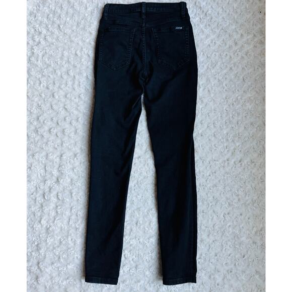 Joe's Jeans Black High Rise Skinny Ankle Cotton Spandex Jeans Size 23 - Picture 6 of 10